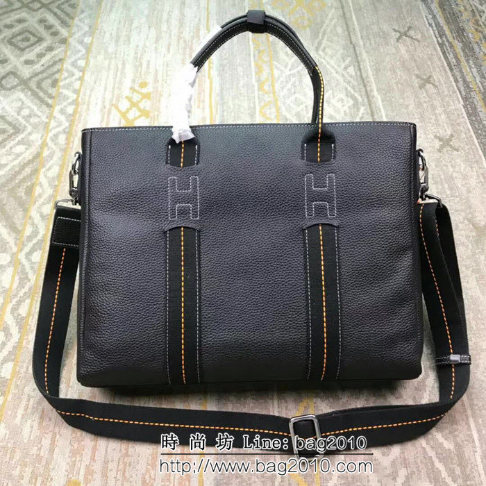 HERMES愛馬仕 最新款 時尚休閒 男士手提斜挎包 8831-1 橫款 JD1261